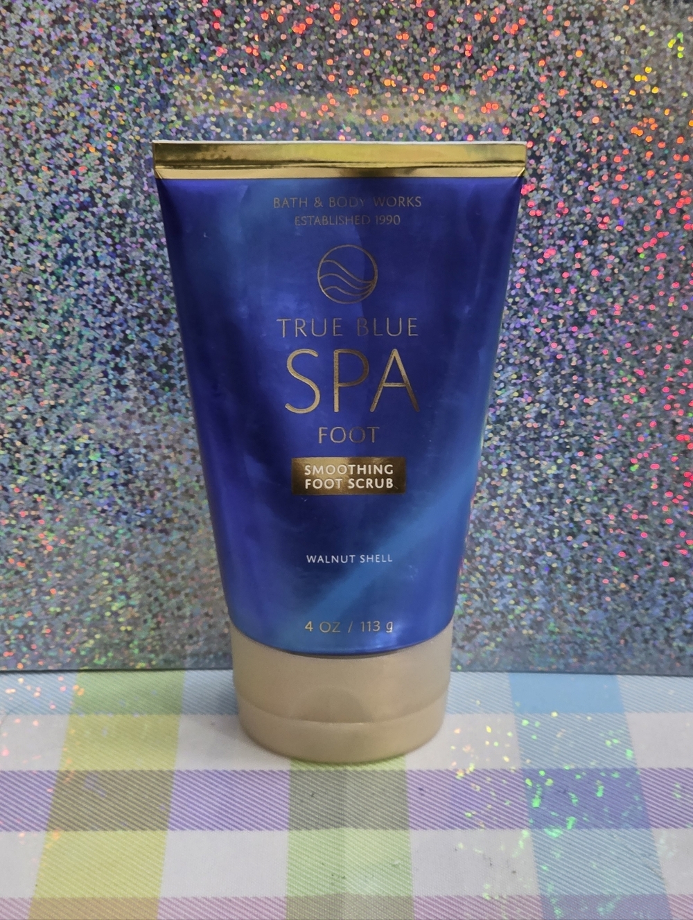 Bath & Body Works True Blue Spa Foot Smoothing Foot Scrub 4oz NEW
